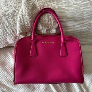 Pink Michael Kors Convertible Bag